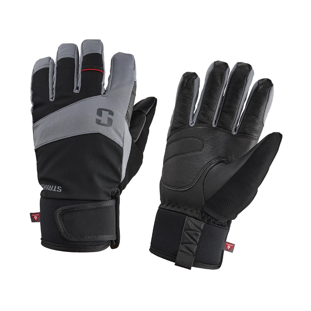 STRIKER ICE Adult Male Apex Gloves, Color: Black/Gray, Size: L (2211204)